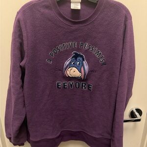 Purple Eeyore Women's Sweater
